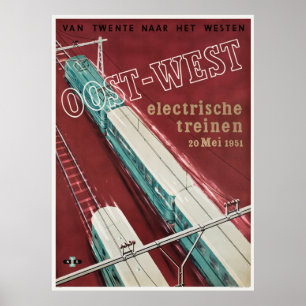 Póster Oost - Poster de Viajes Vintage del Oeste de los P