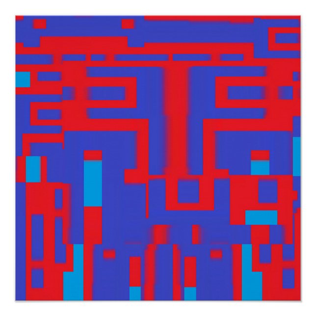 Póster Op Arquitectura II - Ken Gage Abstracto (Anverso)