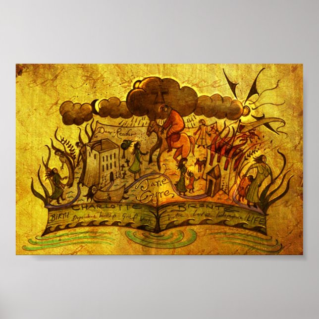 Póster Opciones del POSTER 'Jane Eyre Book' (Frente)