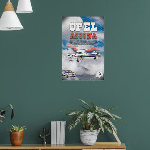 Póster Opel Ascona Car