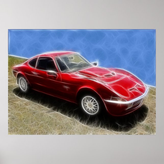 Póster Opel GT (Frente)