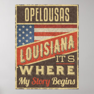 Póster Opelousas Louisiana