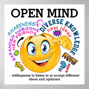 Póster OPEN MIND - Poster Vocabulario