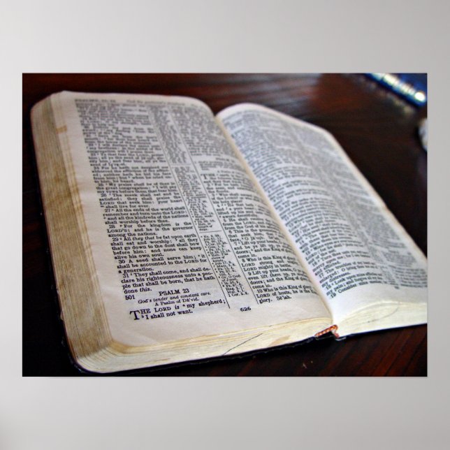 Póster Opened Bible (Frente)