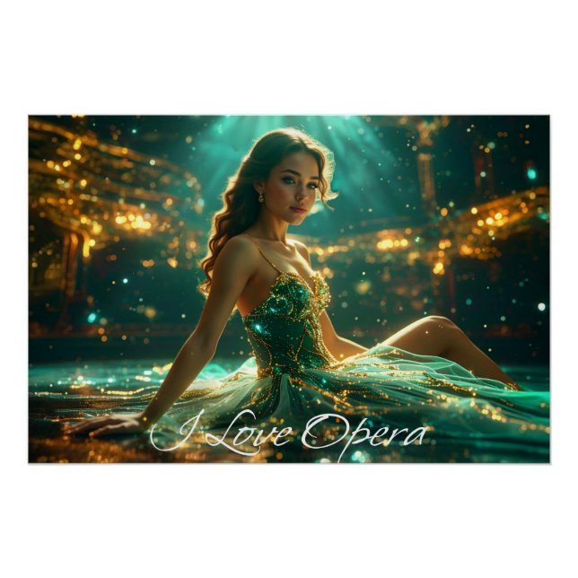 PÓSTER ÓPERA - AMO LA ÓPERA (Anverso)