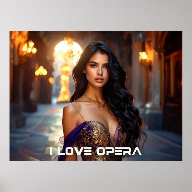 PÓSTER ÓPERA - AMO LA ÓPERA (Frente)