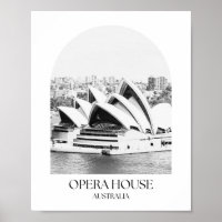 Ópera Casa Australia Arch Photo Print