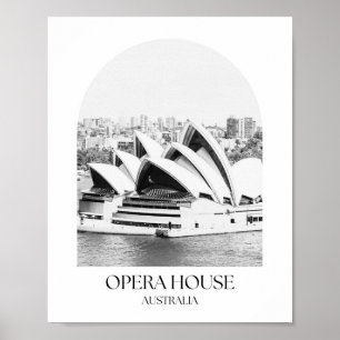 Póster Ópera Casa Australia Arch Photo Print