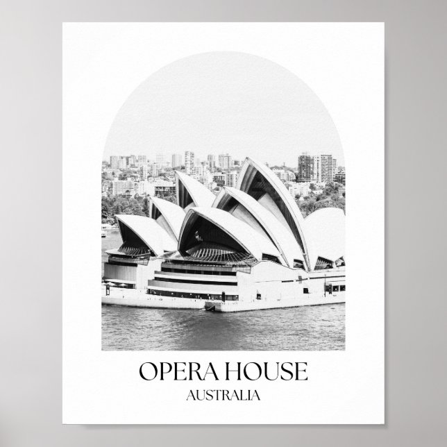 Póster Ópera Casa Australia Arch Photo Print (Frente)