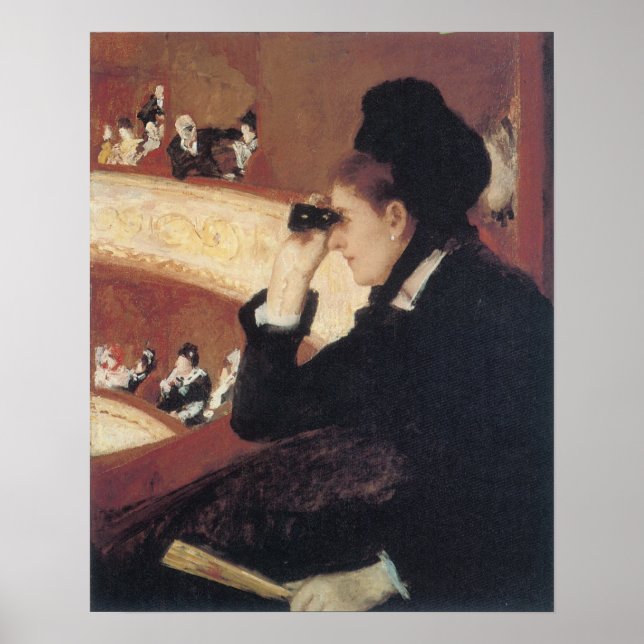 Póster Ópera de Mary Cassatt, el impresionismo vintage (Frente)