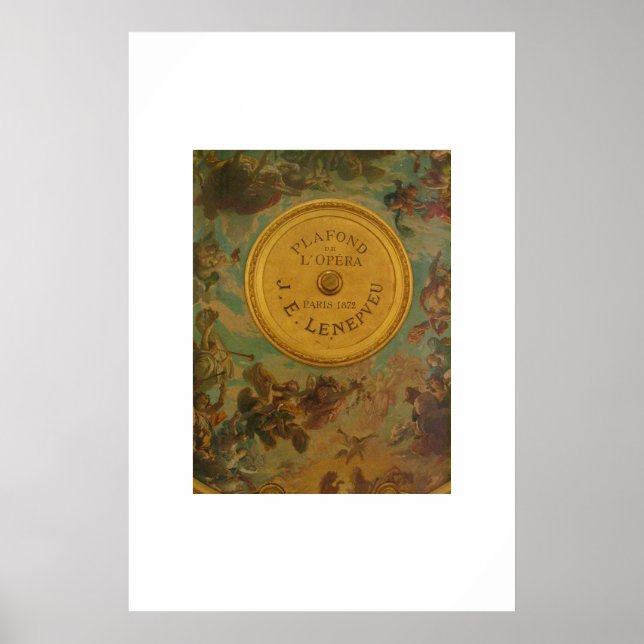 Póster Ópera de París (Frente)