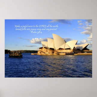 Póster Ópera de Sydney, Australia