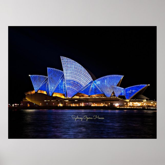 Póster Ópera de Sydney, Australia (Frente)