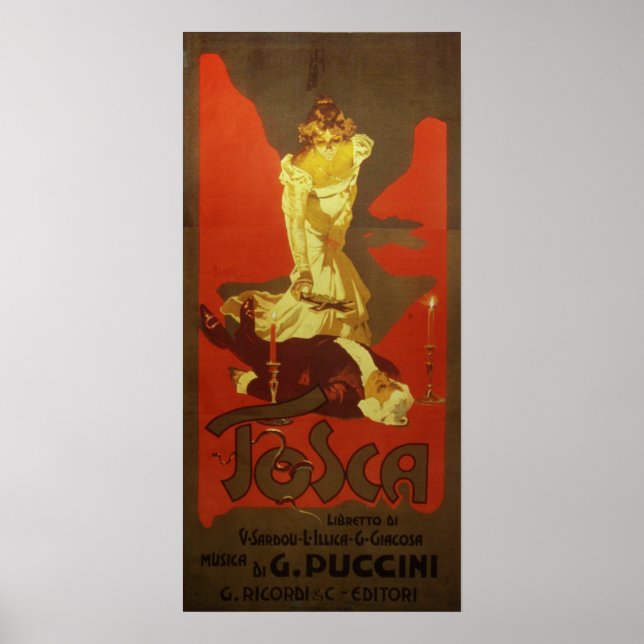 Póster Ópera de Tosca (Frente)