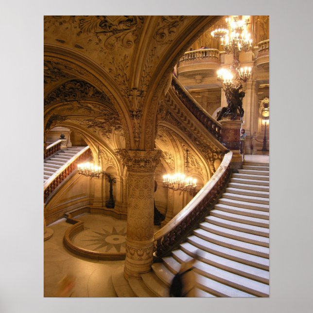 Póster Opera Garnier (Frente)