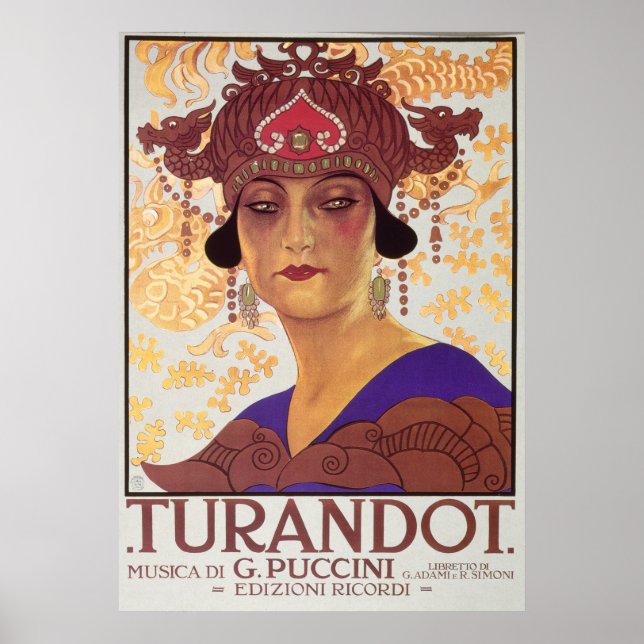 Póster Ópera Turandot (Frente)