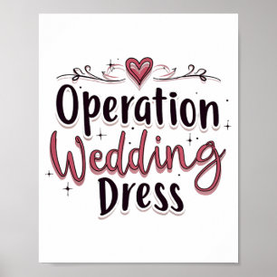 Póster Operación Boda Vestido Funny Brie Bachelorette P