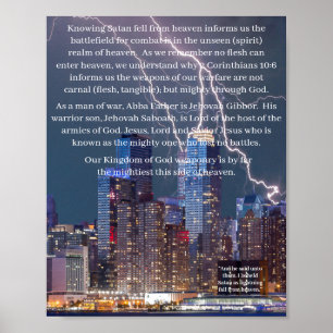 Póster Operación Como Relámpago I Lucas 10:18