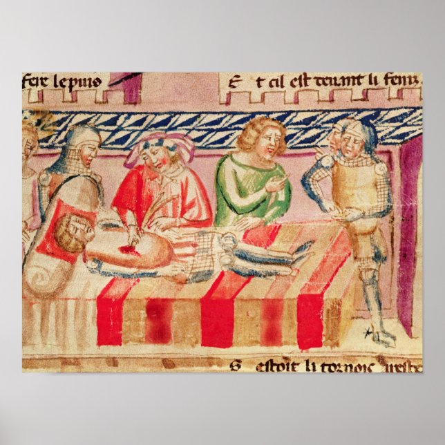 Póster Operación contra un soldado herido (Frente)