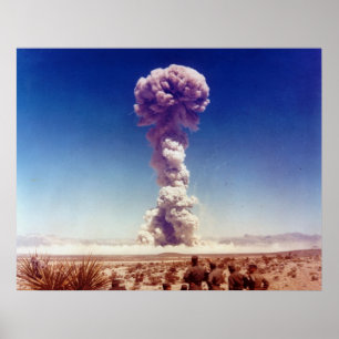 Póster Operación de ensayo de armas nucleares Buster-Jang