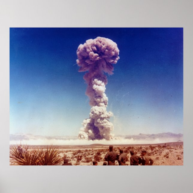 Póster Operación de ensayo de armas nucleares Buster-Jang (Frente)