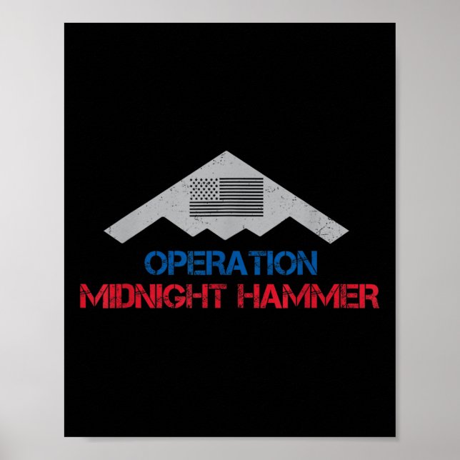 Póster Operación Hammer Midnight Hammer B-2 Stea (Frente)