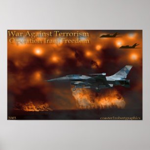 Póster Operación libertad iraquí