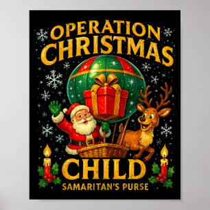 Póster Operación Niño de Navidad Bolsa de Samaritan’s Pur