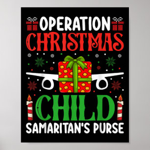 Póster Operación Niño de Navidad Bolsa del Samaritano Nav