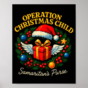 Póster Operación Niño Navidad Bolsa del Samaritano Navida