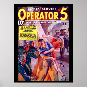 Póster Operador de servicio secreto 5 - Nov-dic 1938a_Pul