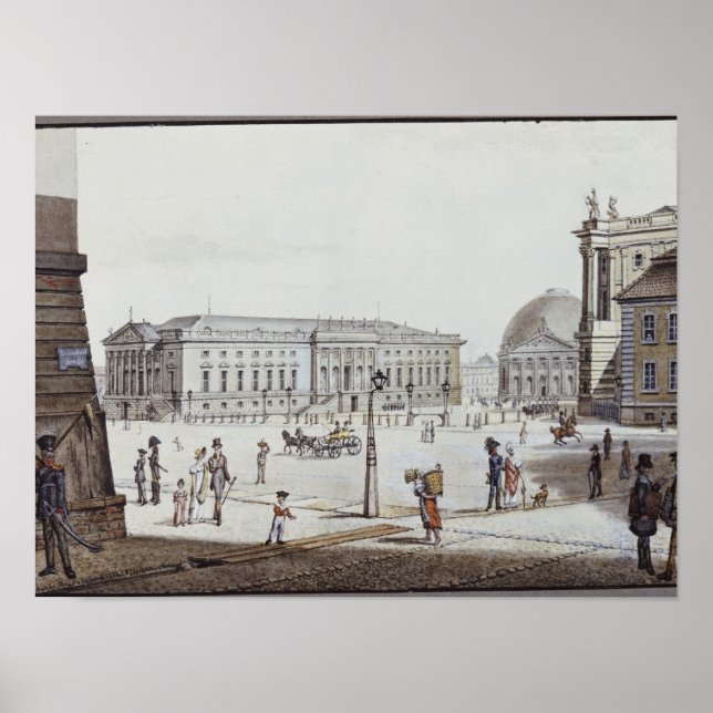 Póster Opernplatz, Berlín (Frente)