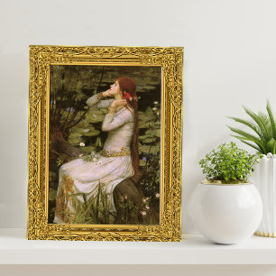 Póster Ophelia (1894) por John William Waterhouse