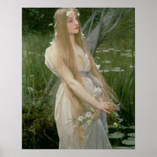 Póster Ophelia (aceite sobre lienzo)
