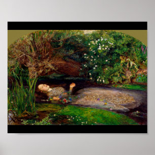 Póster Ophelia, John Everett Millais