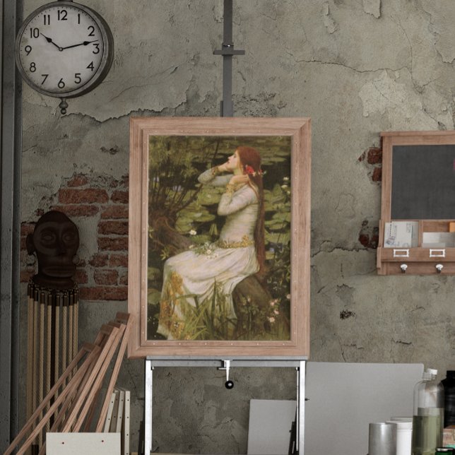 Póster Ophelia por el estanque de John William Waterhouse (Subido por el creador)