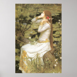 Póster OPHELiA, por John William Waterhouse, 1894