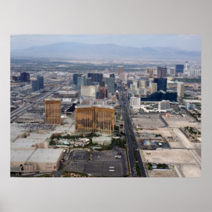 Póster Opinión aérea 2009 de la tira de Las Vegas