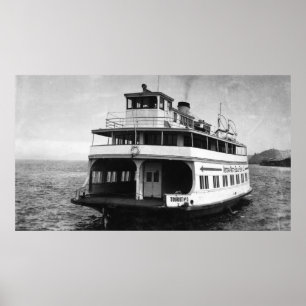 Póster Opinión de Astoria, Oregon de la fotografía de