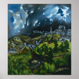 Póster Opinión de El Greco del poster de Toledo