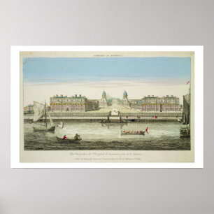 Póster Opinión de perspectiva del hospital de Greenwich
