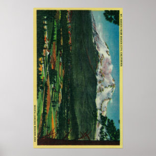 Póster Opinión del Mt. Shasta de Shasta CityShasta, CA