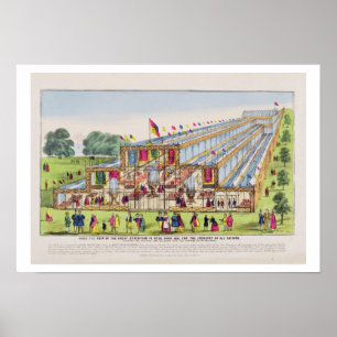 Póster Opinión del ojo de pájaro de la gran exposición en