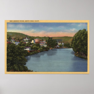 Póster Opinión del río San Lorenzo de la ciudad