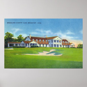 Póster Opinión exterior el club de campo de Brooklawn