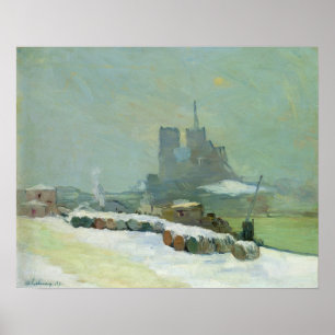 Póster Opinión Notre Dame, 1894 (aceite en lona)