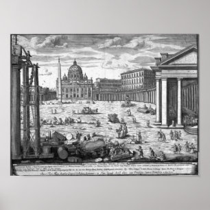 Póster Opinión San Pedro, Roma