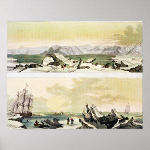 Póster Opinión Spitsbergen con "el Dorothea" (en del