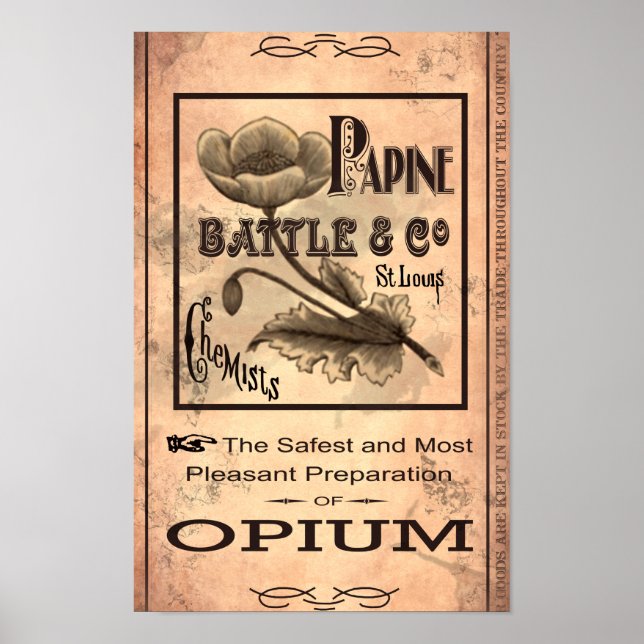 Póster Opio-1883 (Frente)