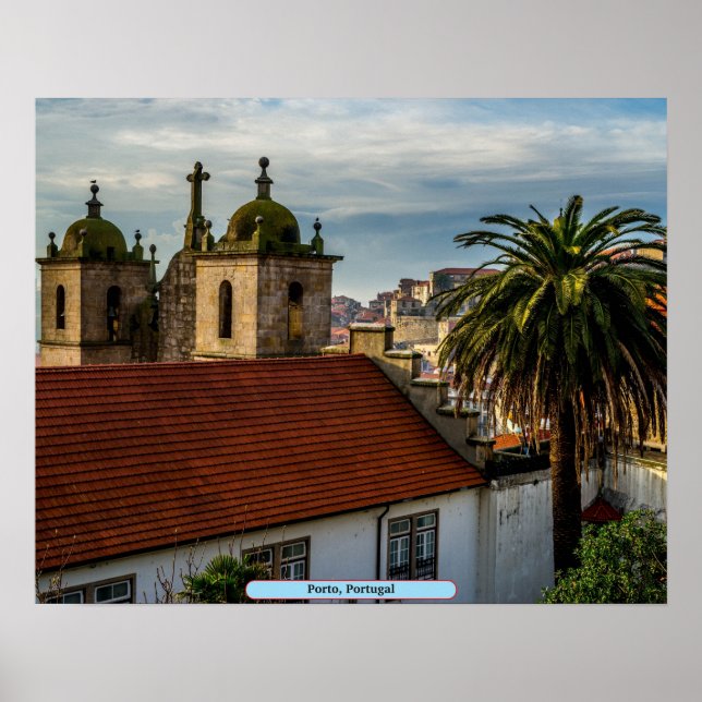 Póster Oporto, Portugal (Frente)